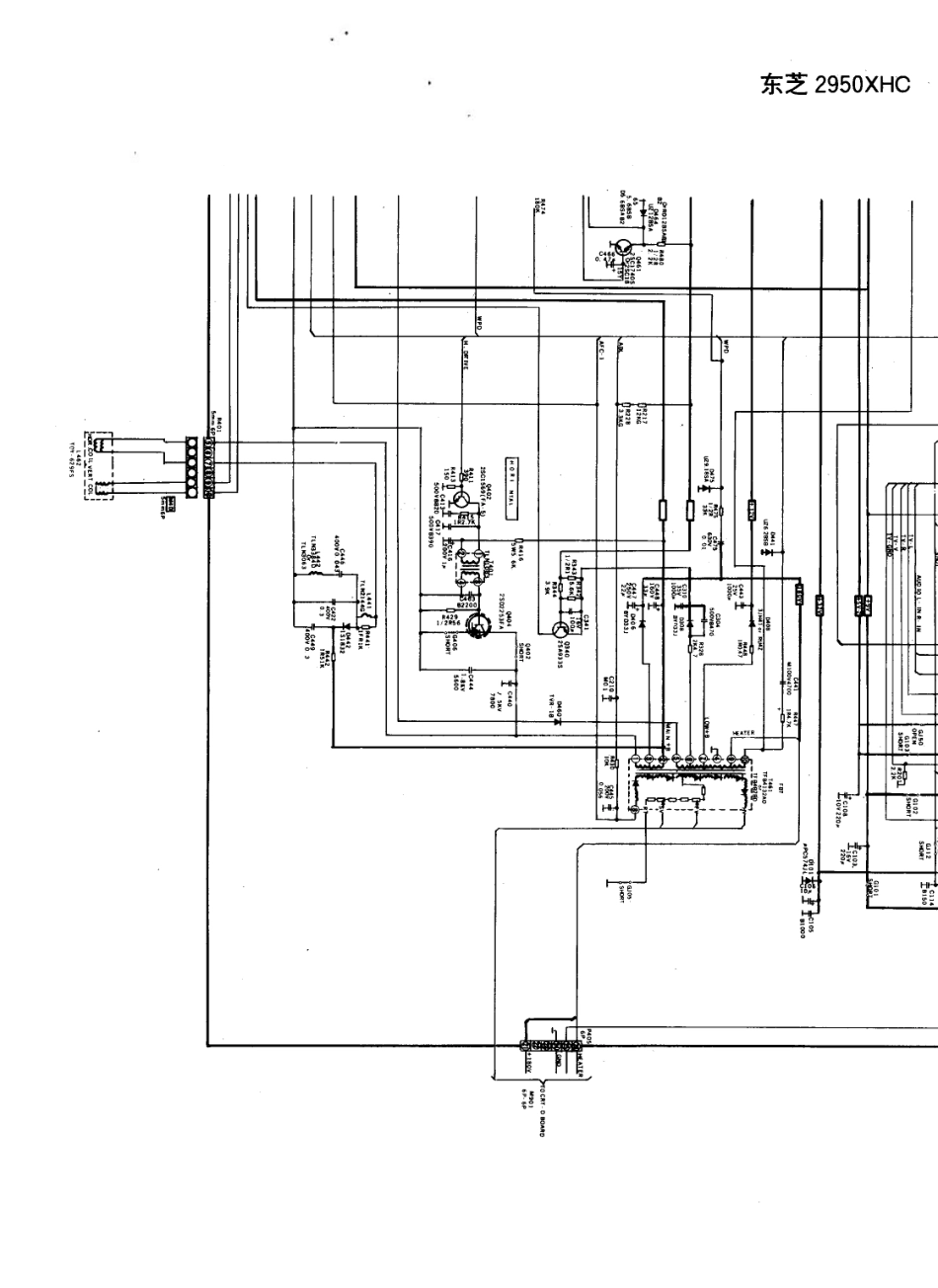 东芝2550XHE彩电电路原理图_东芝  2950XHC(11).pdf_第1页