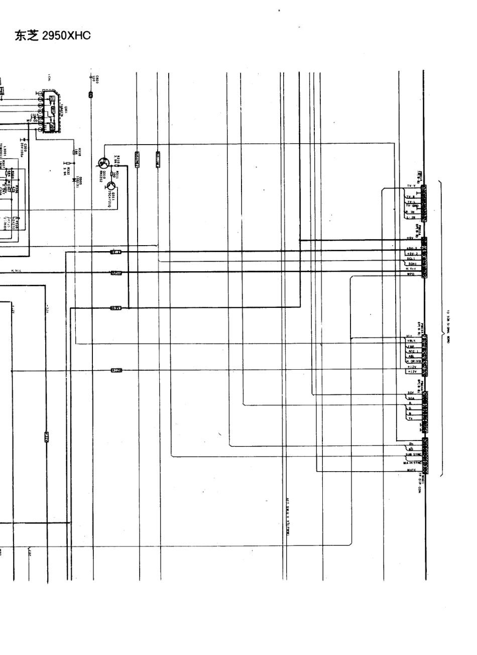 东芝2550XHE彩电电路原理图_东芝  2950XHC(10).pdf_第1页