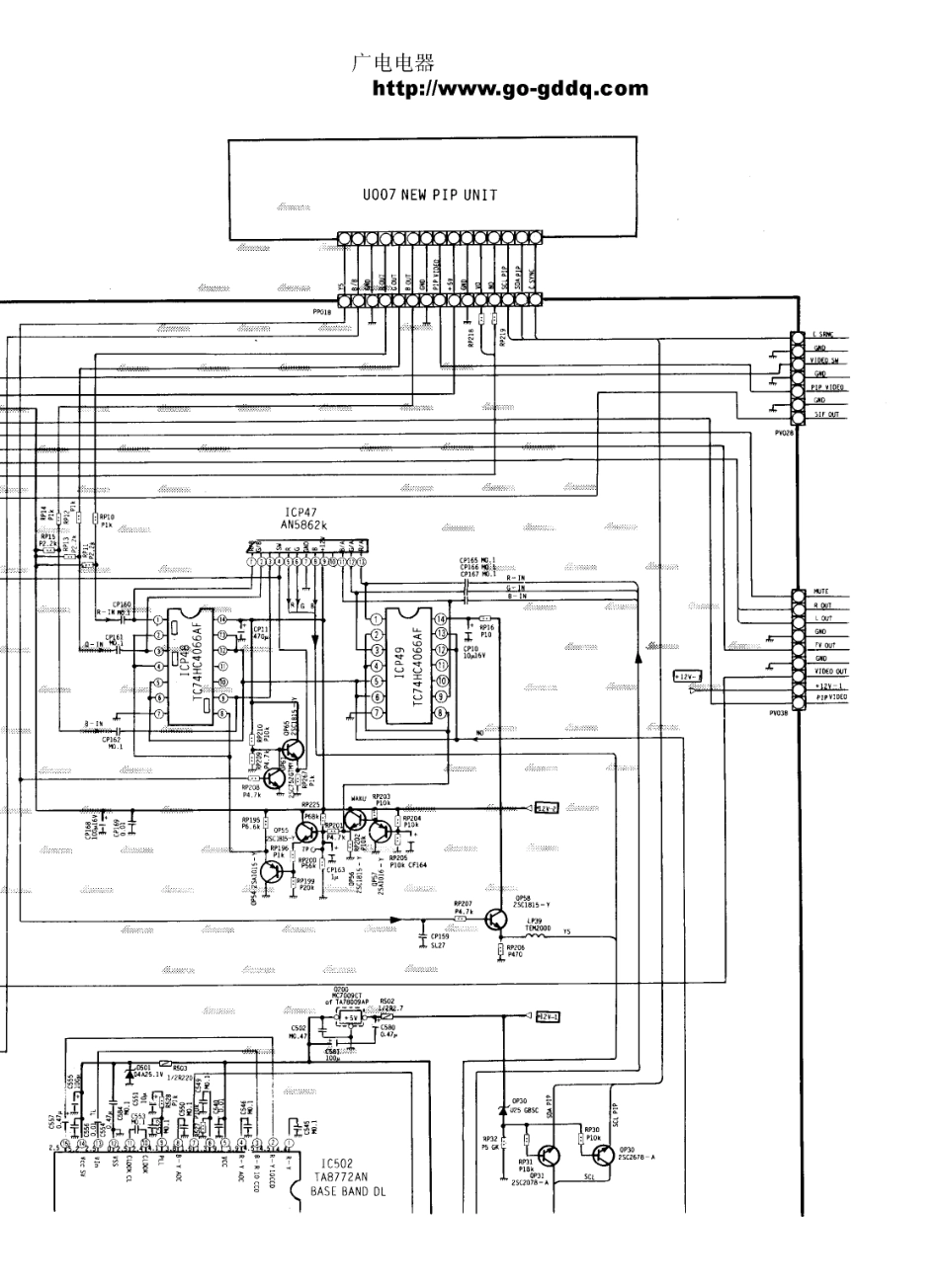 东芝2540XP彩电电路原理图_东芝  2540XP(10).pdf_第1页