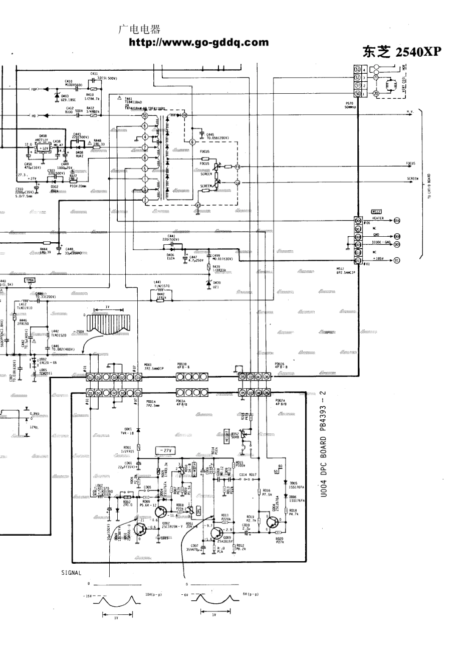 东芝2540XP彩电电路原理图_东芝  2540XP(08).pdf_第1页