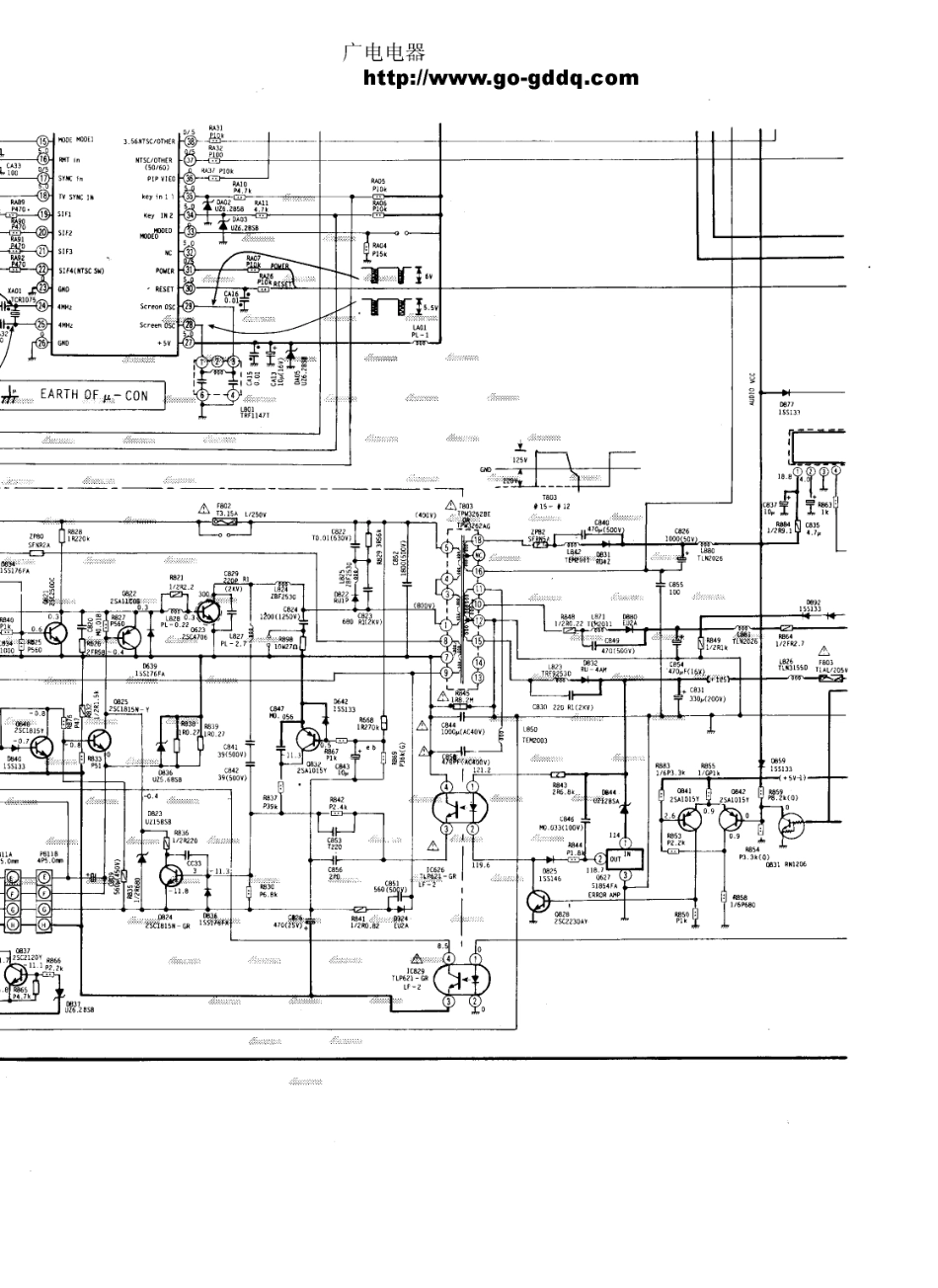 东芝2540XP彩电电路原理图_东芝  2540XP(06).pdf_第1页