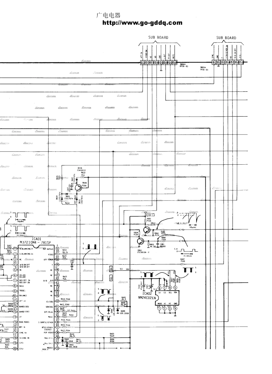 东芝2540XP彩电电路原理图_东芝  2540XP(02).pdf_第1页