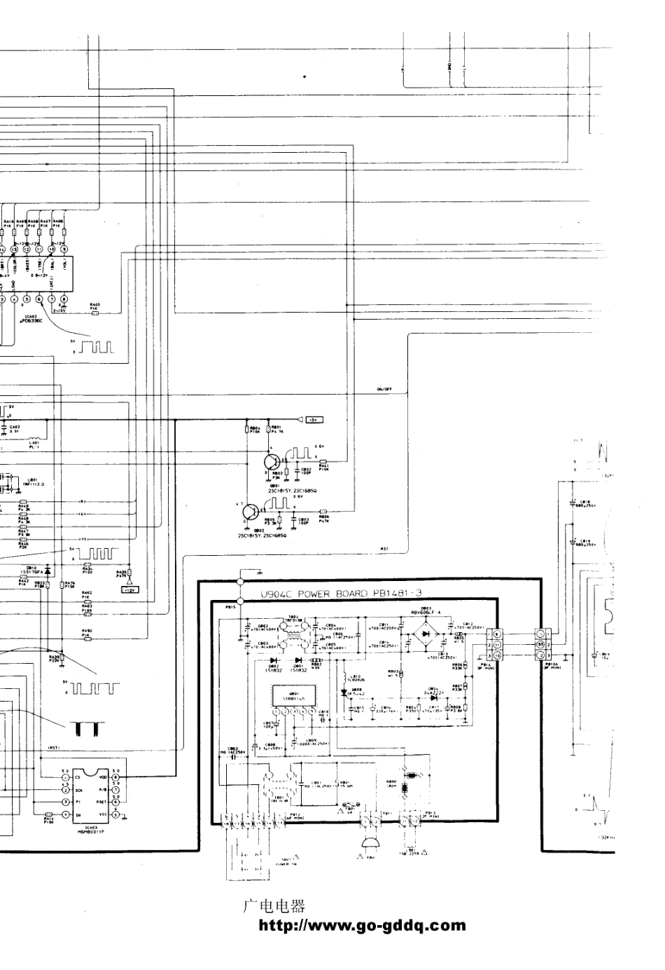 东芝2506XH彩电原理图_东芝  2506XH(04).pdf_第1页