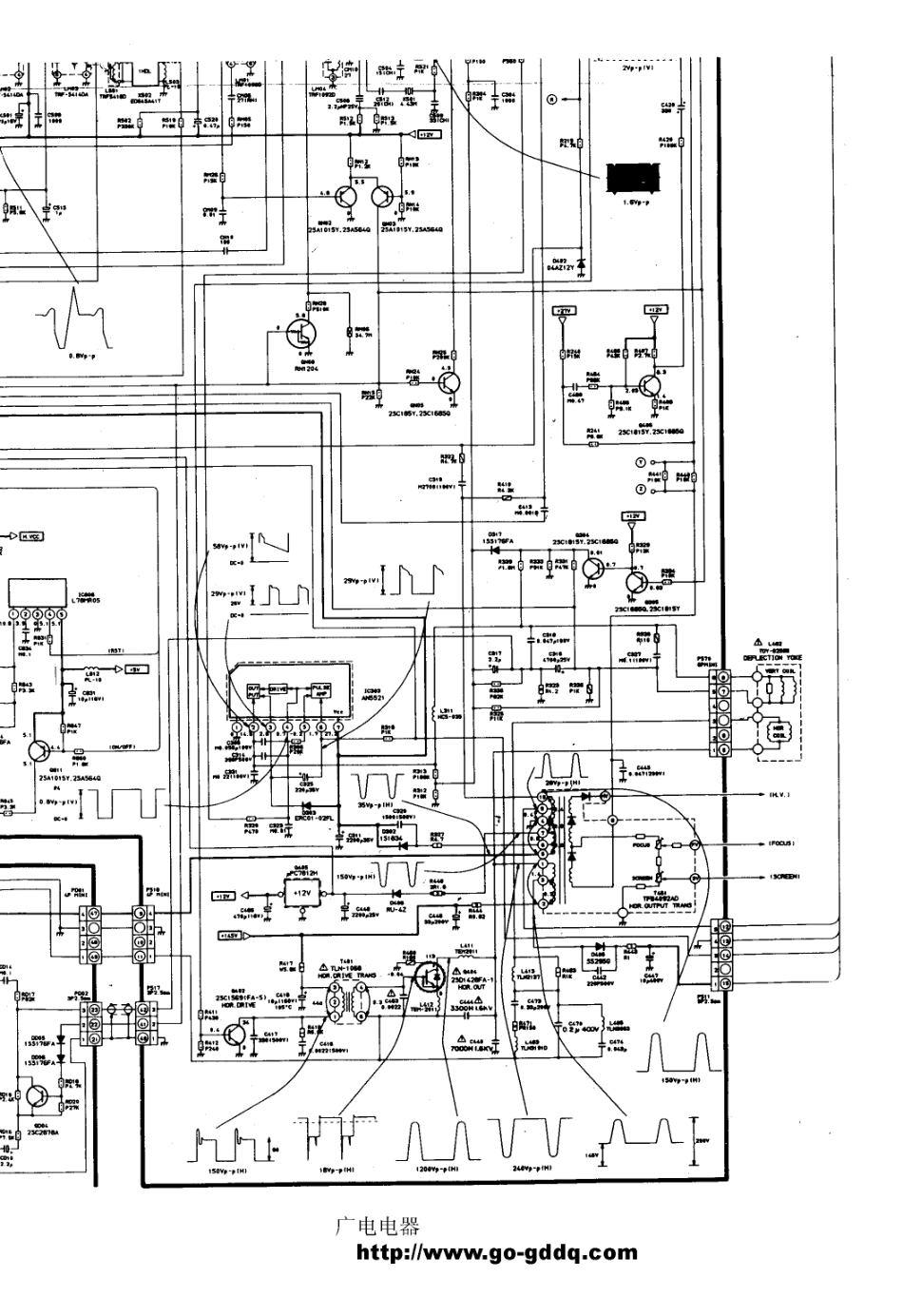 东芝2506XH彩电电路原理图_东芝  2506XH(08).pdf_第1页