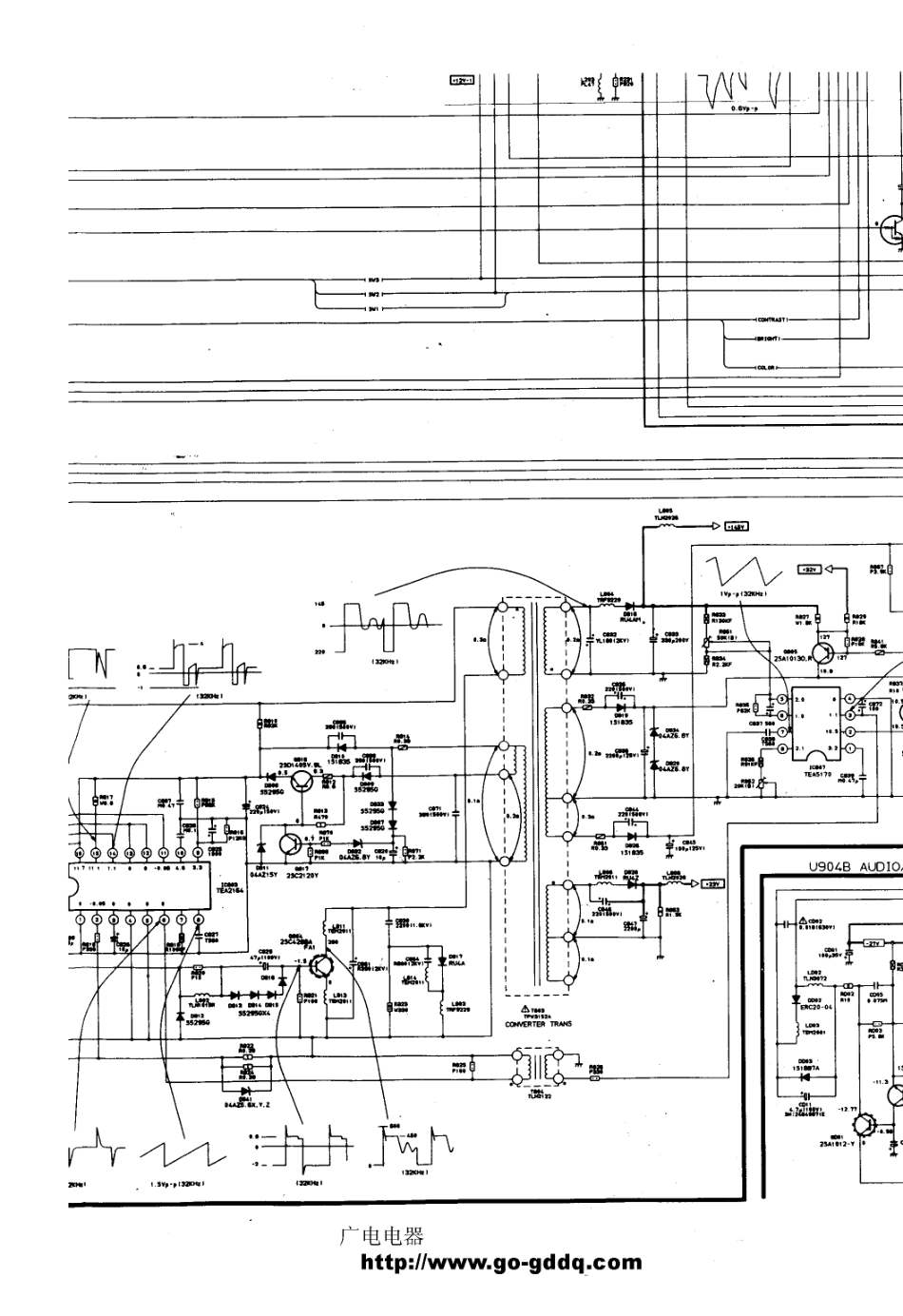 东芝2506XH彩电电路原理图_东芝  2506XH(07).pdf_第1页