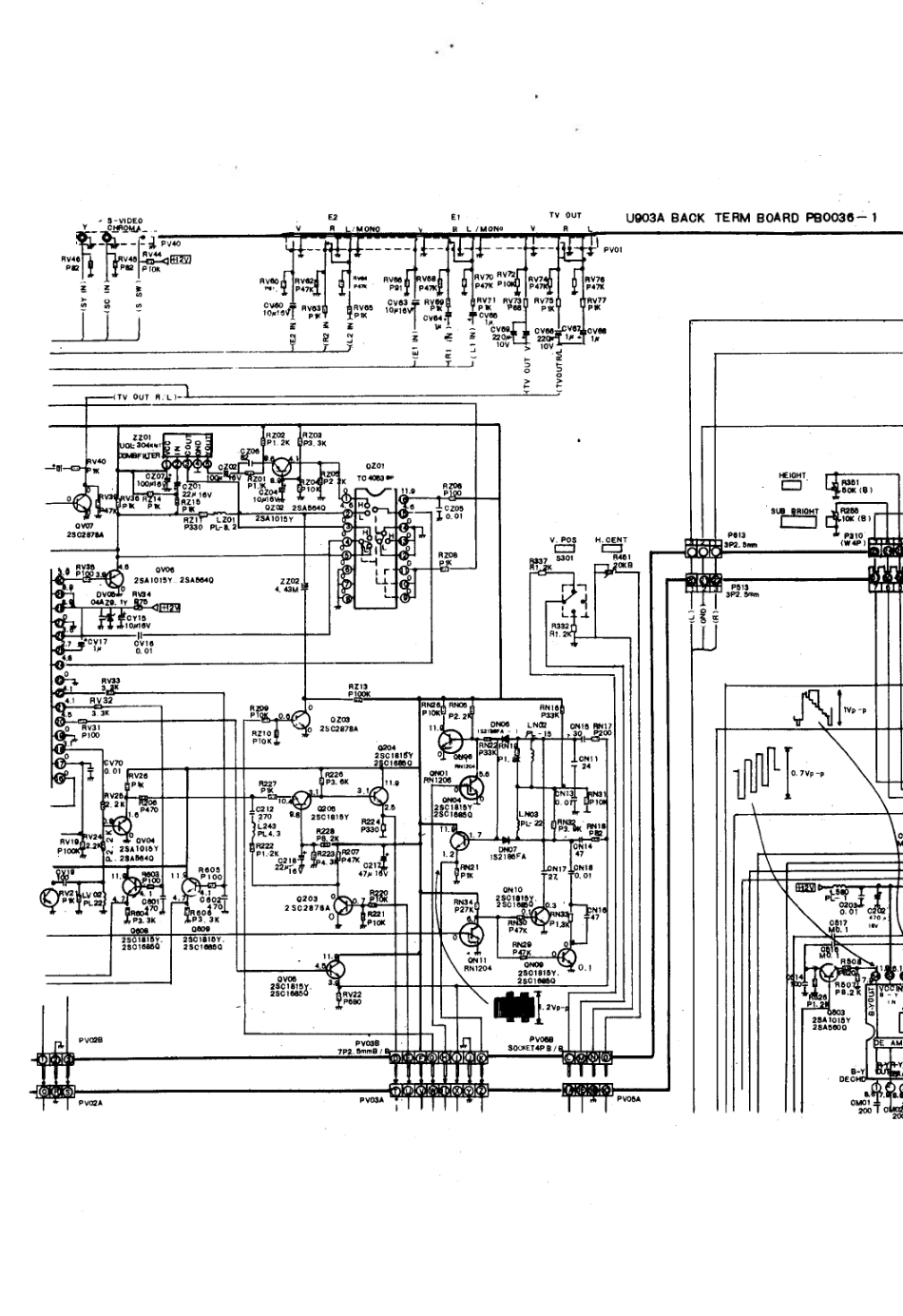 东芝2500XH彩电电路原理图_东芝  2500XH(03).pdf_第1页