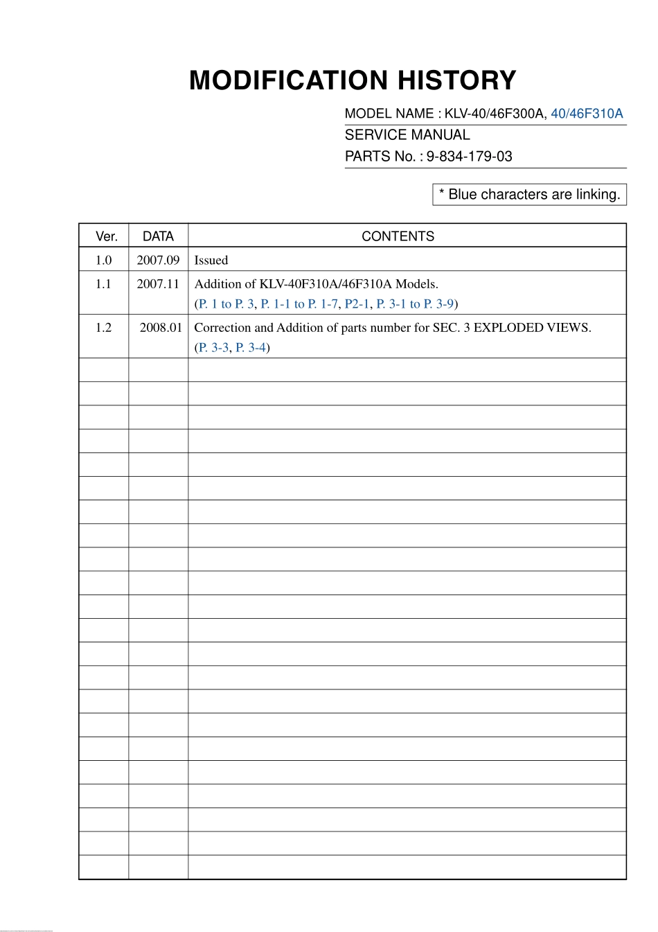 索尼KLV-46F310A液晶电视维修手册.pdf_第1页