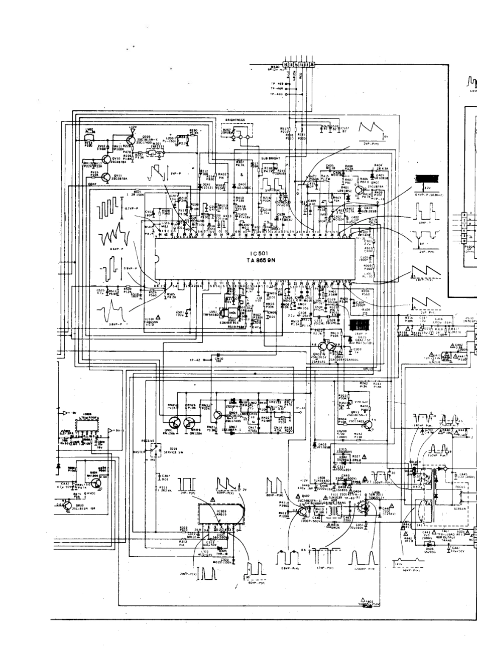 东芝2120HC彩电电路原理图_东芝  2120HC(03).pdf_第1页