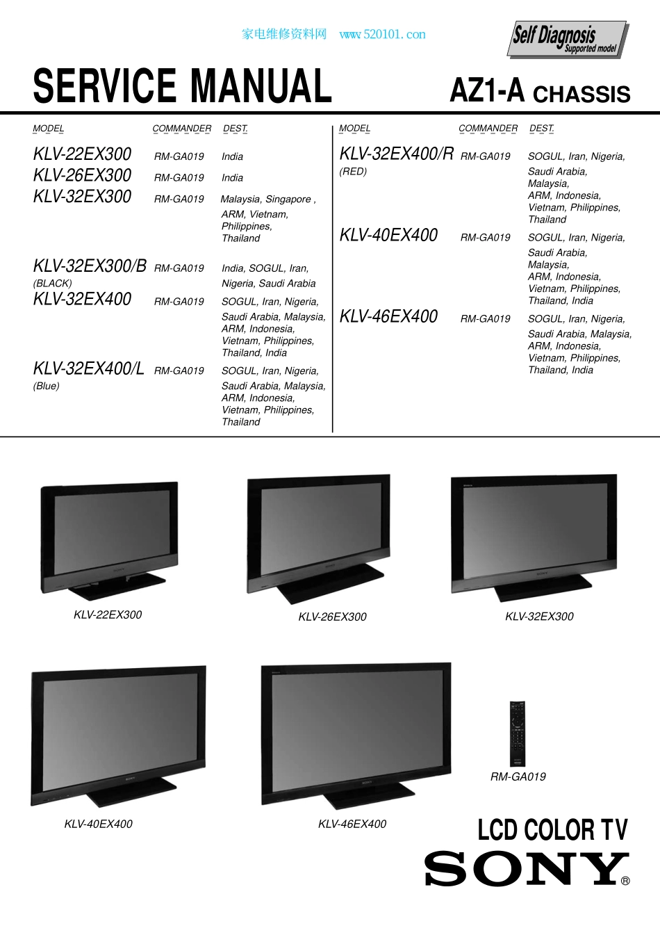 索尼KLV-40EX300液晶电视维修手册.pdf_第2页