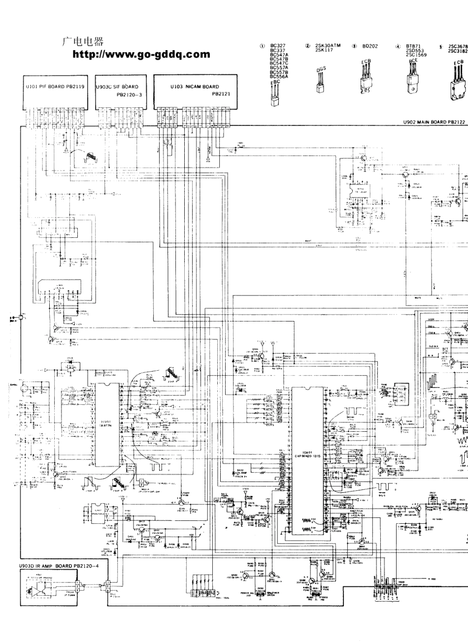 东芝2118DH彩电电路原理图_东芝  2118DH(01).pdf_第1页