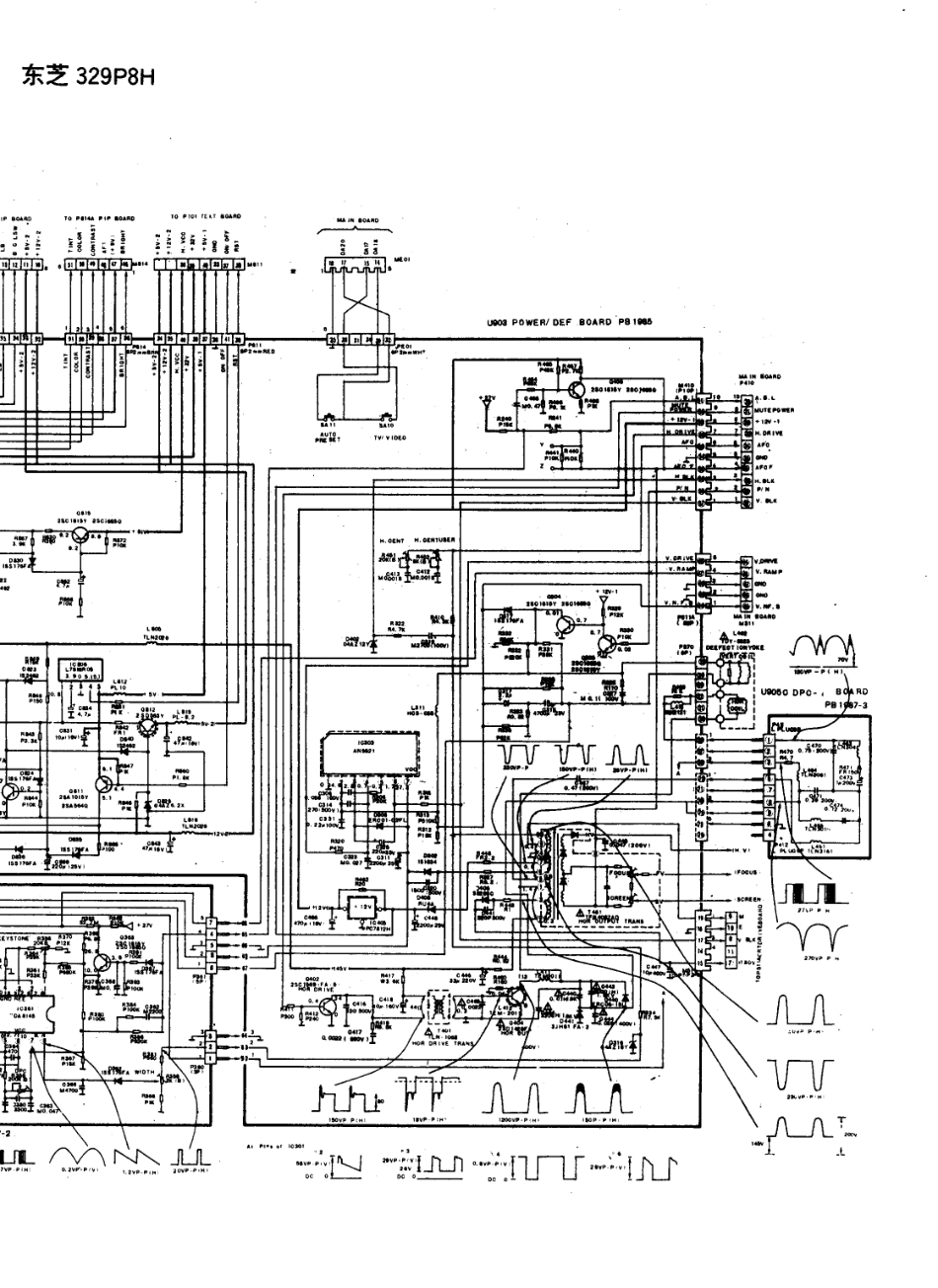 东芝329P8H彩电原理图_东芝  329P8H(02).pdf_第1页