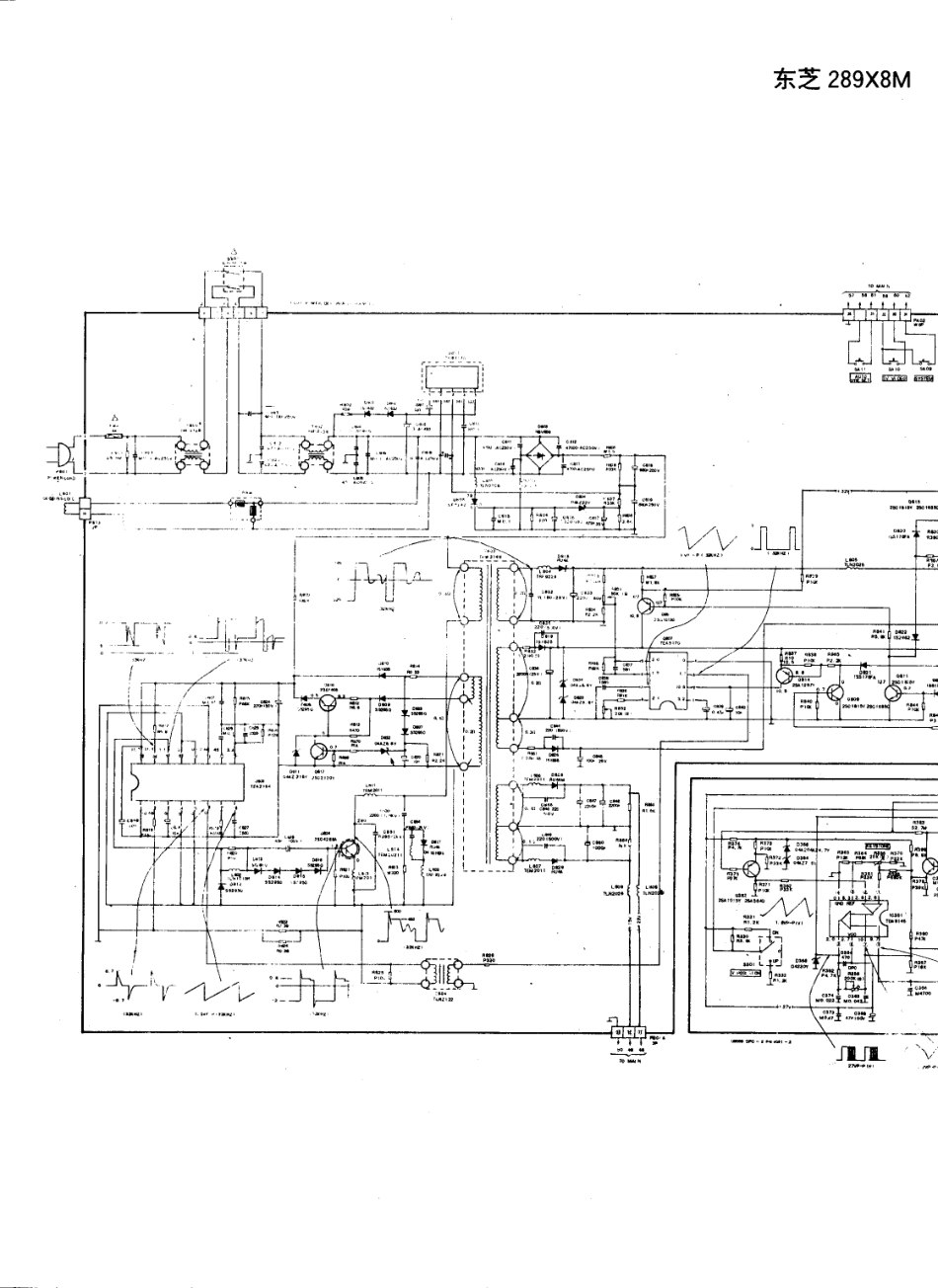 东芝289X8M彩电原理图_东芝  289X8M(03).pdf_第1页