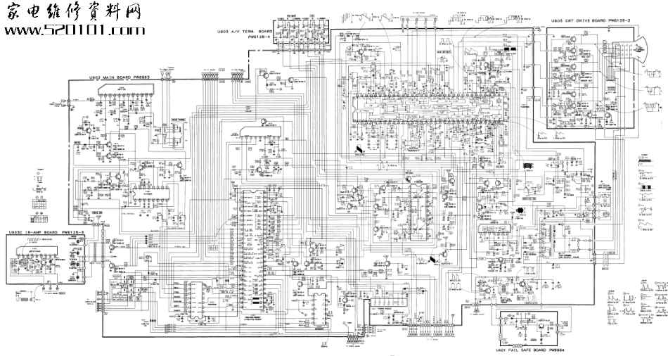 东芝219X6M彩电原理图_东芝219X6M电视机图氏.pdf_第1页