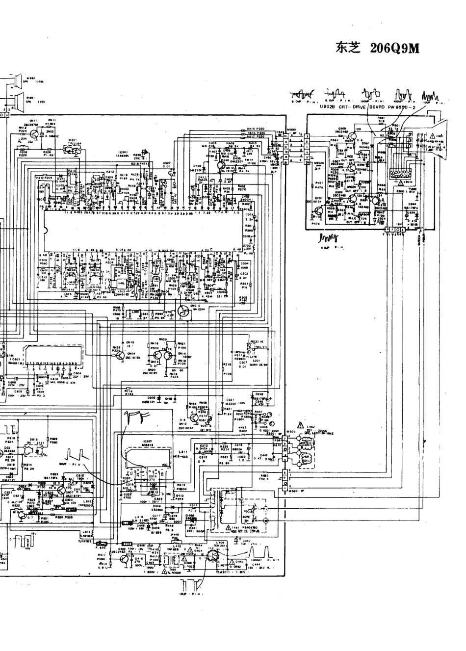东芝206Q9M彩电原理图_东芝  206Q9M(02).pdf_第1页