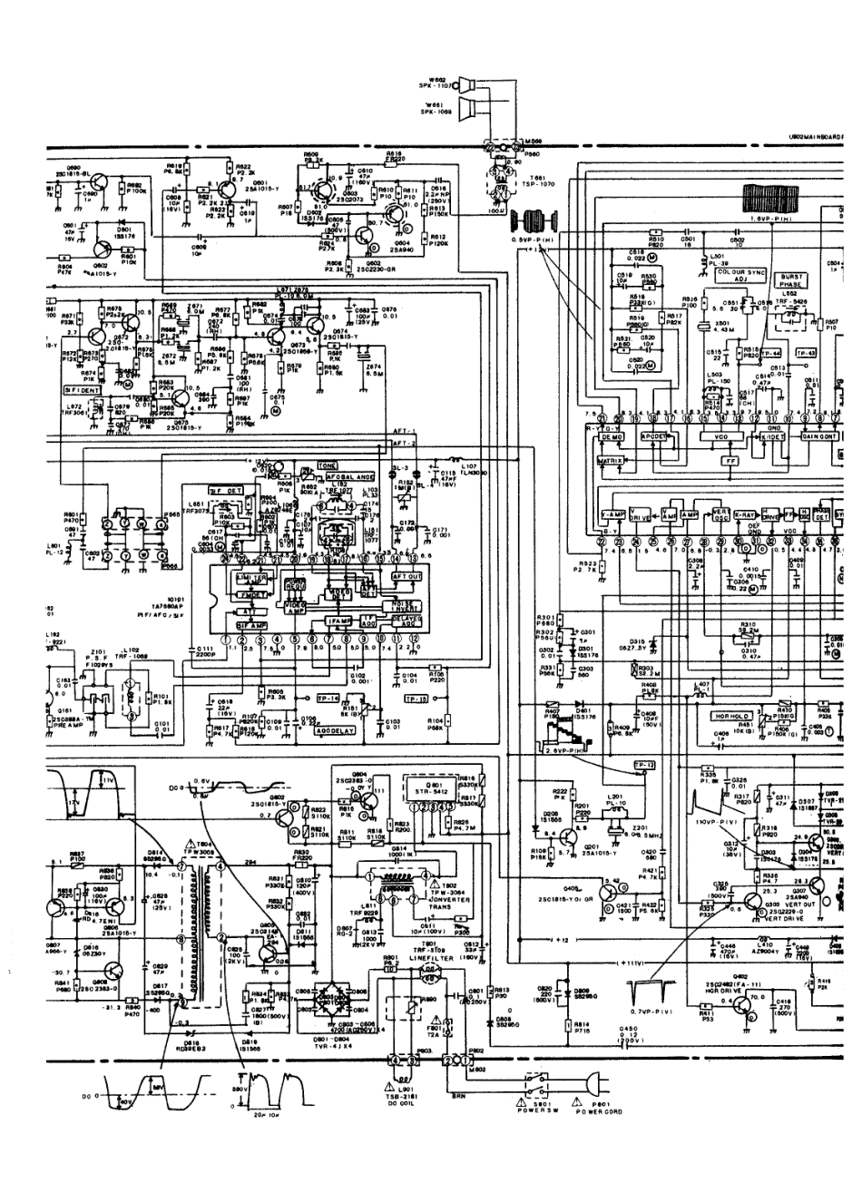 东芝205D5C彩电原理图_东芝  205D5C(03).pdf_第1页