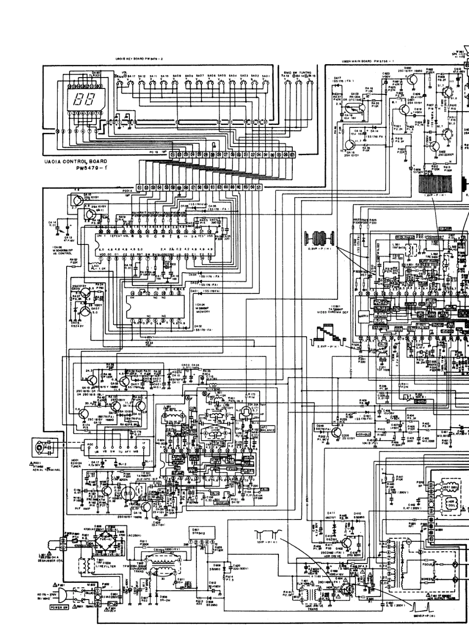 东芝147D5C彩电电路原理图_东芝  147D5C(01).pdf_第1页