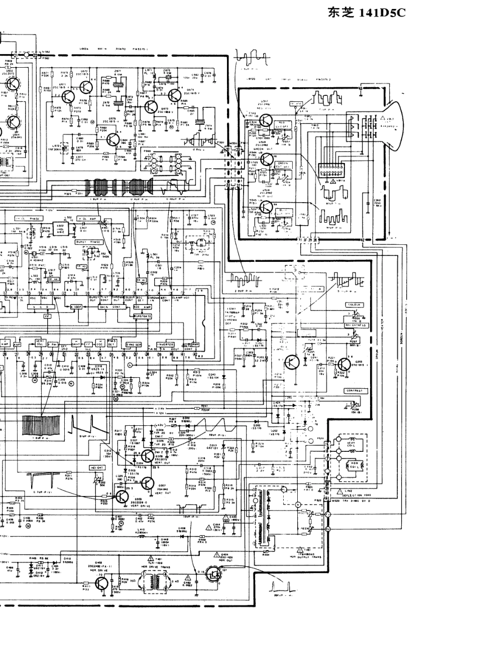 东芝141D5C彩电电路原理图_东芝  141D5C(02).pdf_第1页