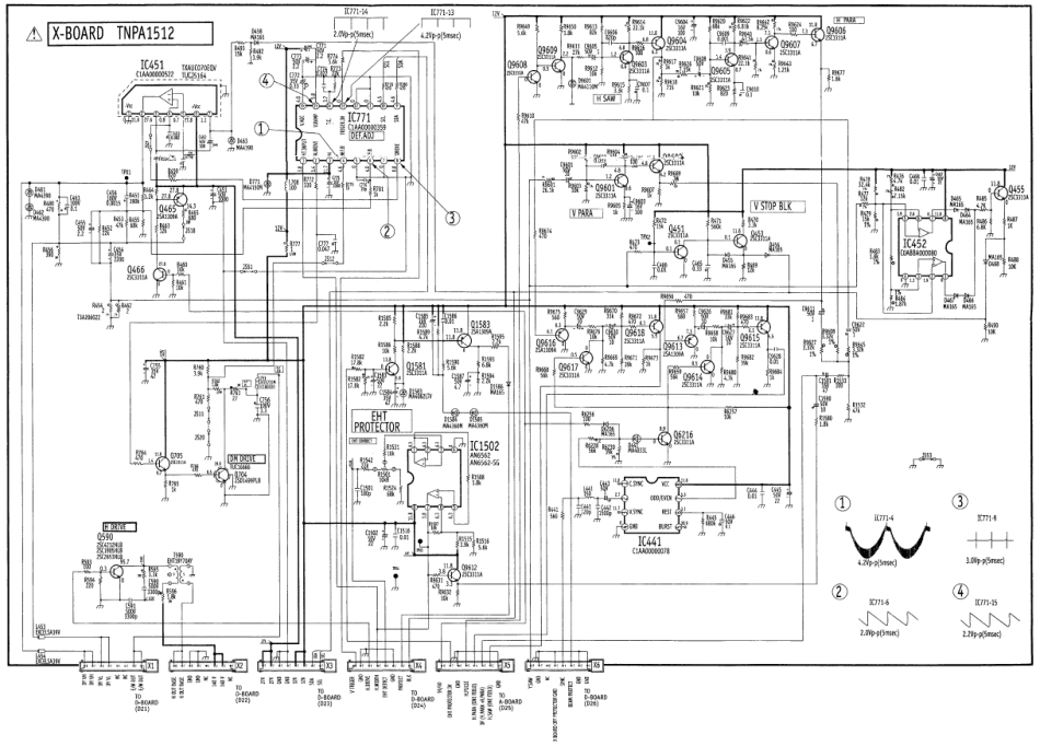 松下E3机芯背投彩电电路图_E3-X.pdf_第1页