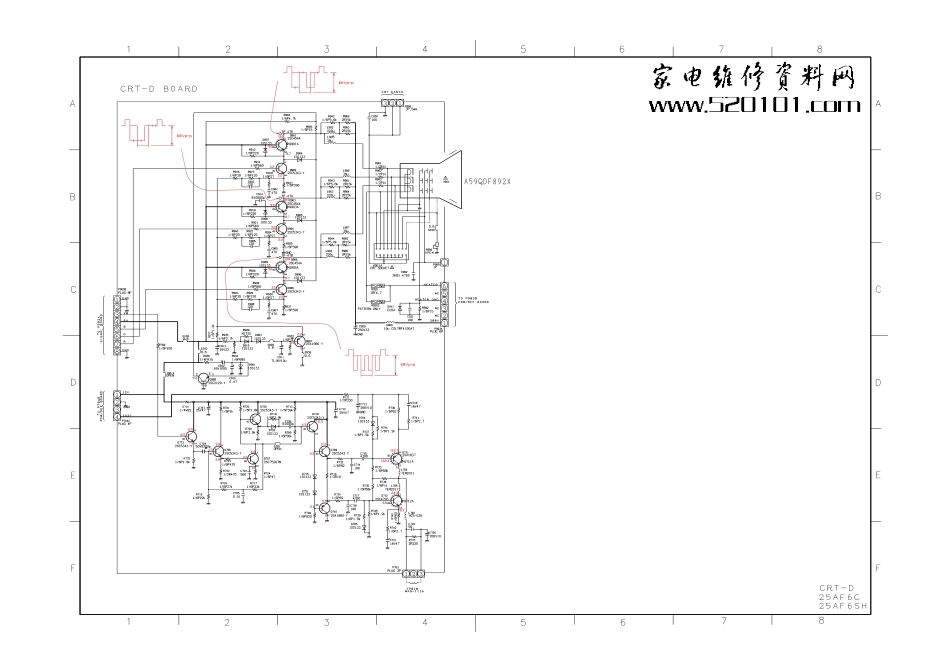 东芝34AF6C彩电原理图_东芝34AF6C电视机图纸.pdf_第1页