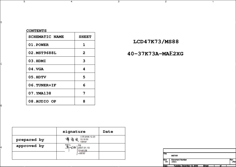 TCL LCD46E64液晶电视原理图_TCL LCD46E64液晶.pdf_第1页