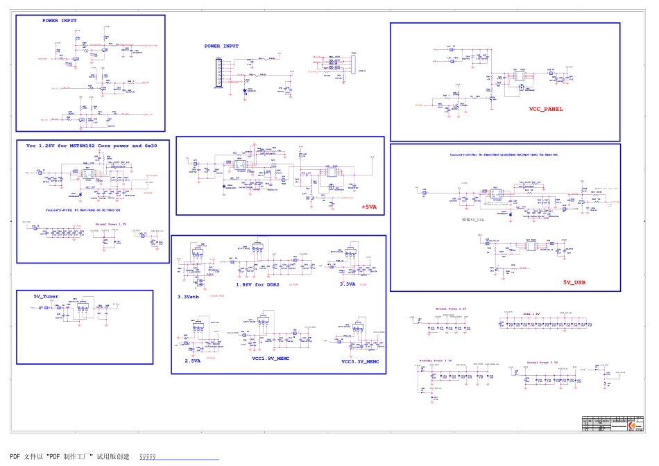 康佳LED42MS05DC液晶电视35015540-V0板（MST6M182）电路原理图.pdf_第1页