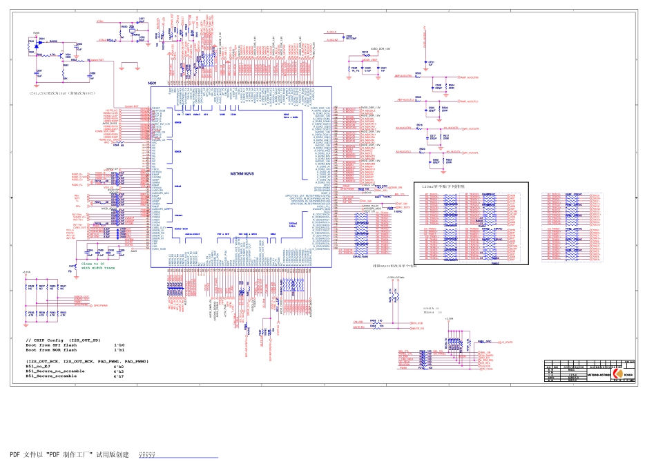 康佳LED42MS05DC液晶电视35015540-V0板（MST6M182）电路原理图.pdf_第2页