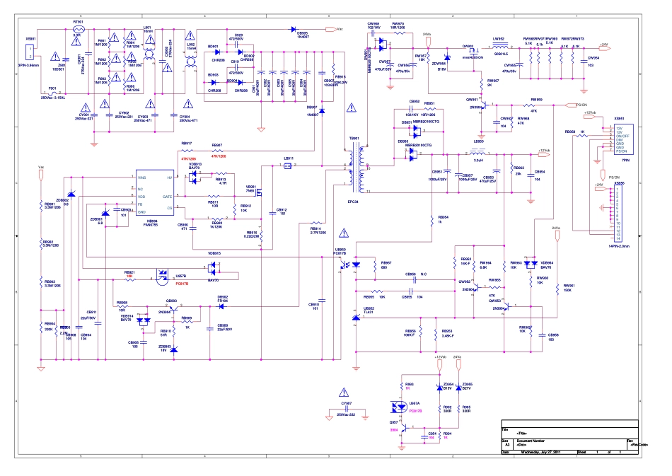 康佳LED32M592C液晶电视35014891主板电路原理图.pdf_第1页