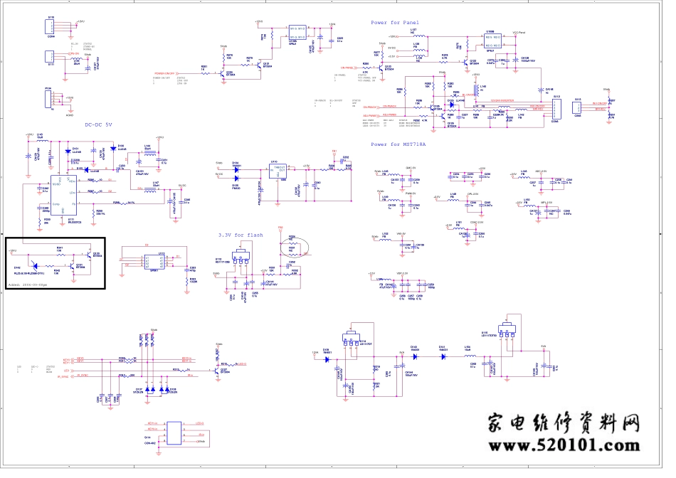 TCL LCD32K73液晶电视（MS18机芯）电路原理图.pdf_第1页