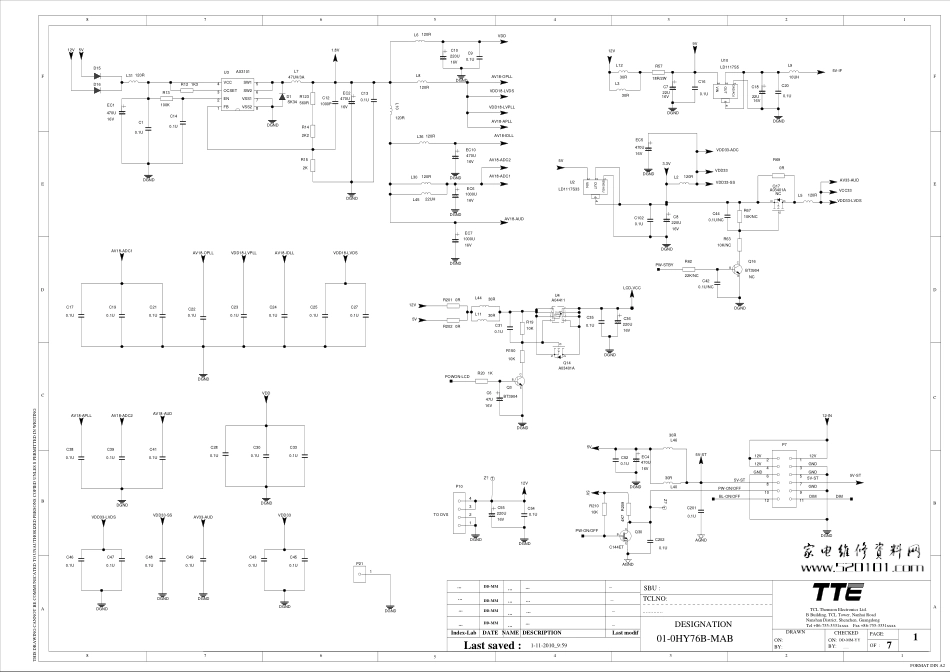 TCL LCD24R19液晶电视(HY76B机芯)主板原理图_TCL LCD24R19(HY76B机芯)液晶 主板.pdf_第1页