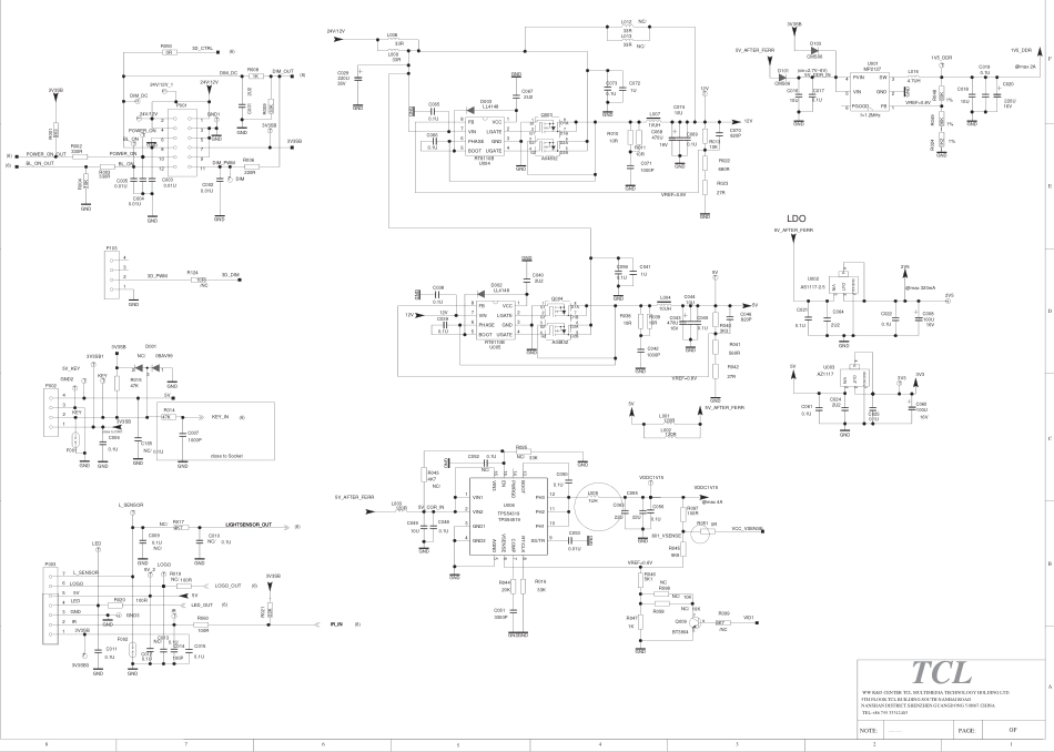 TCL L58X9200A-3D液晶电视（MS801机芯）电路原理图.pdf_第2页