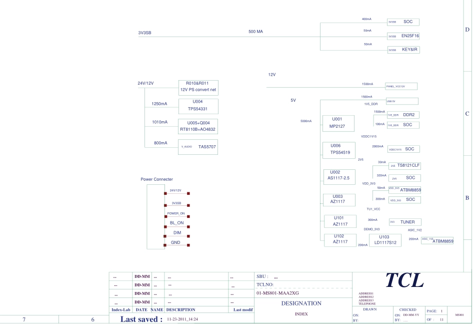 TCL L48F3500A-3D液晶电视（MS801机芯）电路图.pdf_第1页