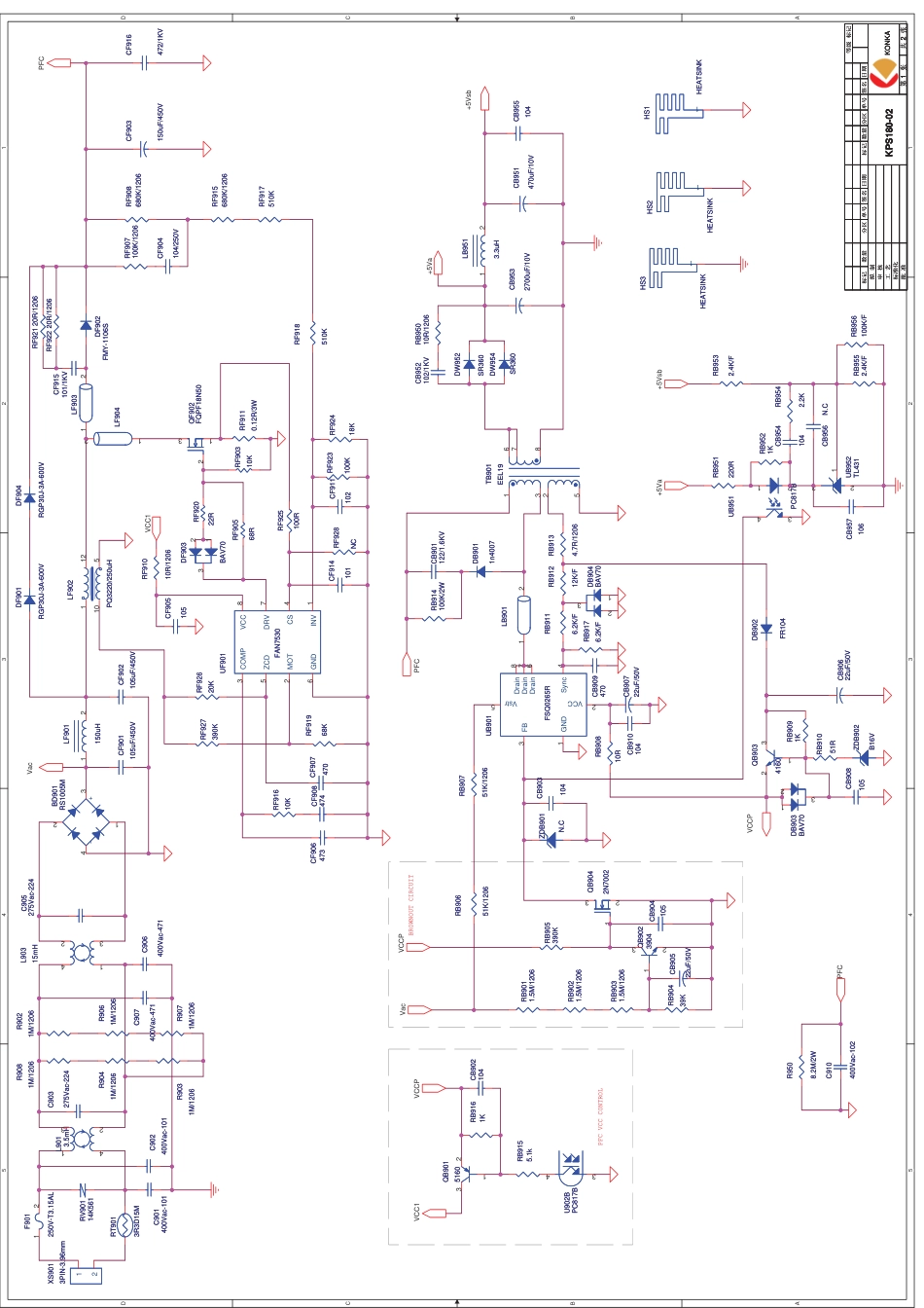 康佳LC46TS86N液晶电视35014330板（MSD209机芯）电路原理图.pdf_第2页