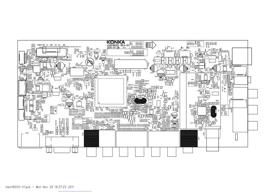 康佳LC42GS82DC5液晶电视35016055印刷电路板图.pdf_第1页