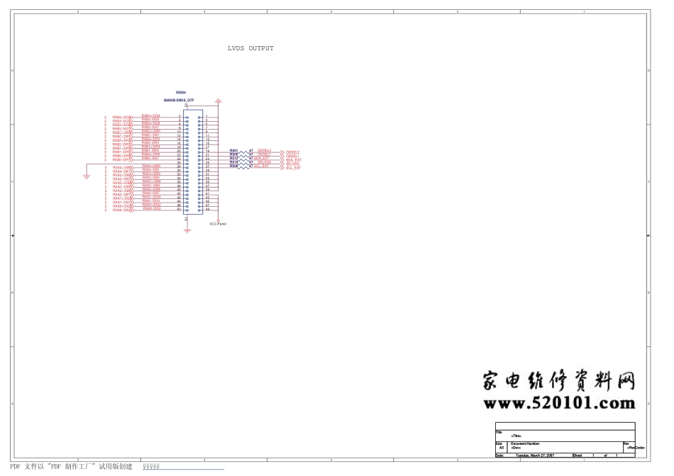 康佳LC42CS11液晶电视35011217板（MST9U89机芯）电路图.pdf_第2页