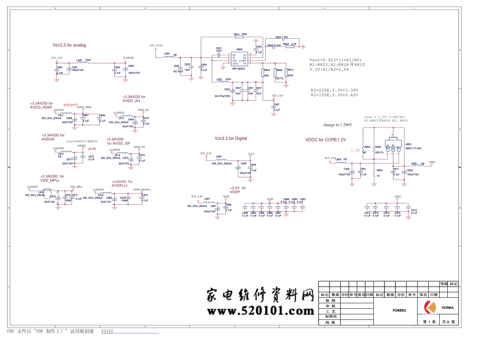 康佳LC26ES26液晶电视35013016板（MST9U19B机芯）电路原理图.pdf_第2页