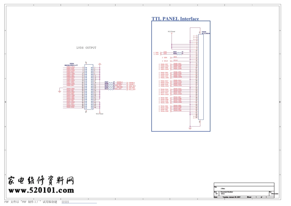 康佳LC22CS26液晶（MST9U89机芯）电路原理图.pdf_第2页