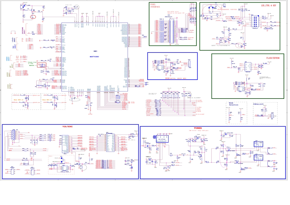 康佳LC19AS69液晶电视35015272板（MST739机芯）电路原理图.pdf_第2页