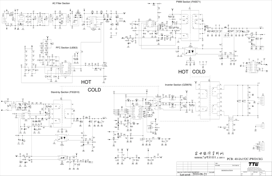 TCL L42P60FBD液晶电视电源板原理图_TCL  L42P60FBD 电源电路图.pdf_第1页