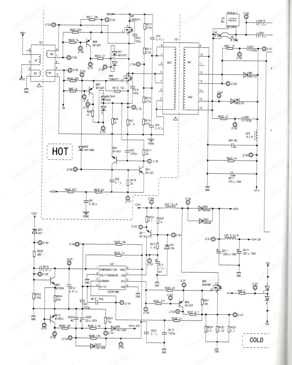 TCL L42F11液晶电视电源板电路原理图.pdf_第2页