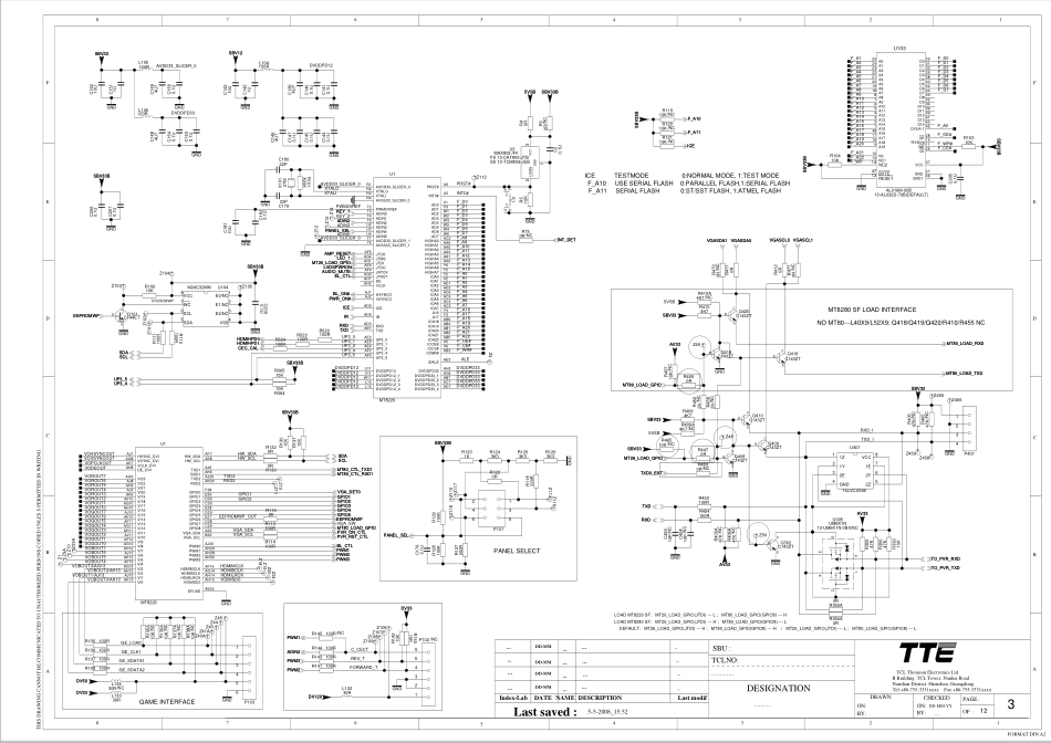 TCL L40X9FDM液晶电视(MT26机芯)主板原理图_TCL L40X9FDM(MT26机芯)液晶 主板.pdf_第1页