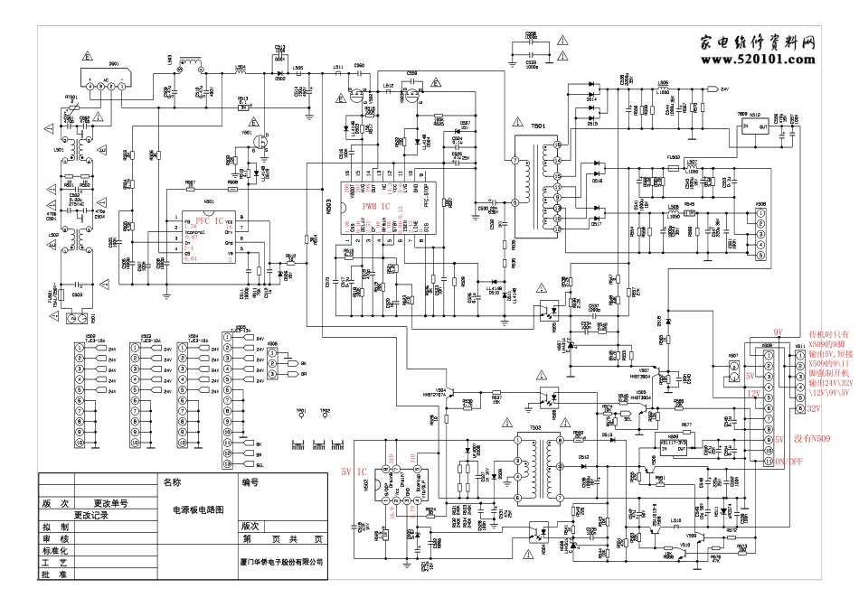 厦华液晶LCD-HU电源板电路图.pdf_第1页