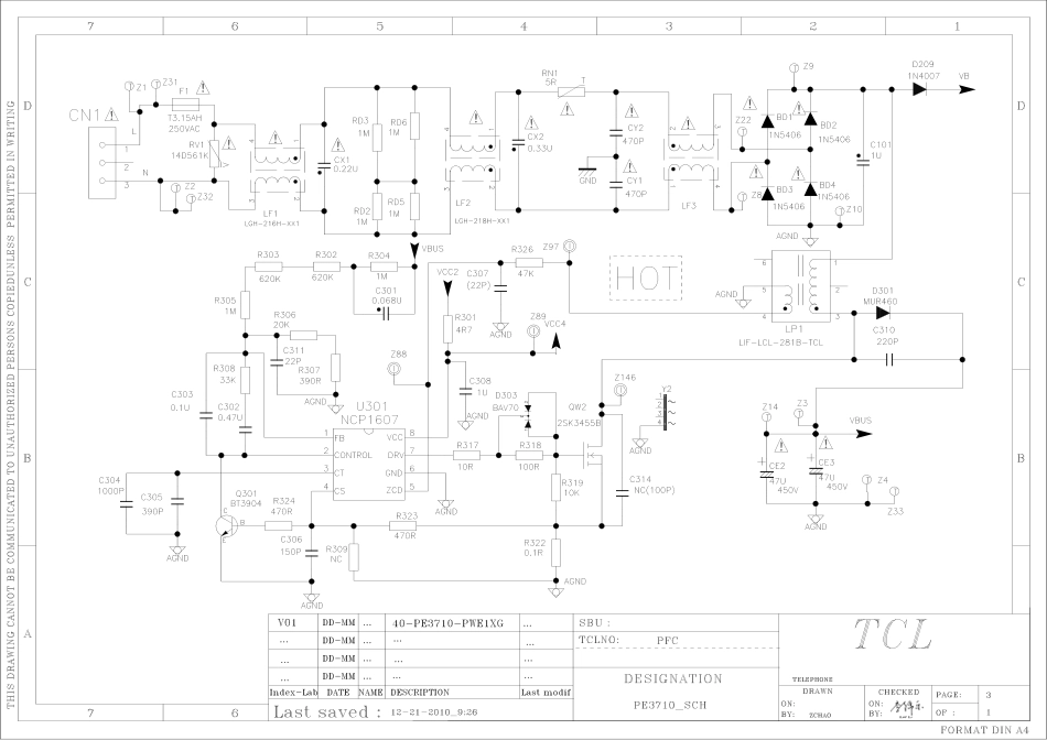 TCL L32P21BD液晶电视电路原理图.pdf_第1页