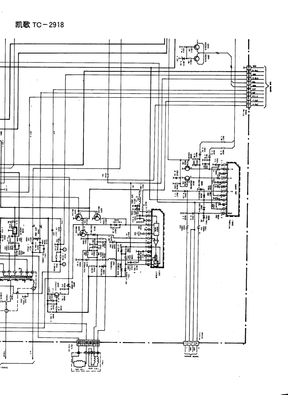 凯歌TC-2918电视机(第二种)电路原理图_凯歌  TC-2918(04).pdf_第1页