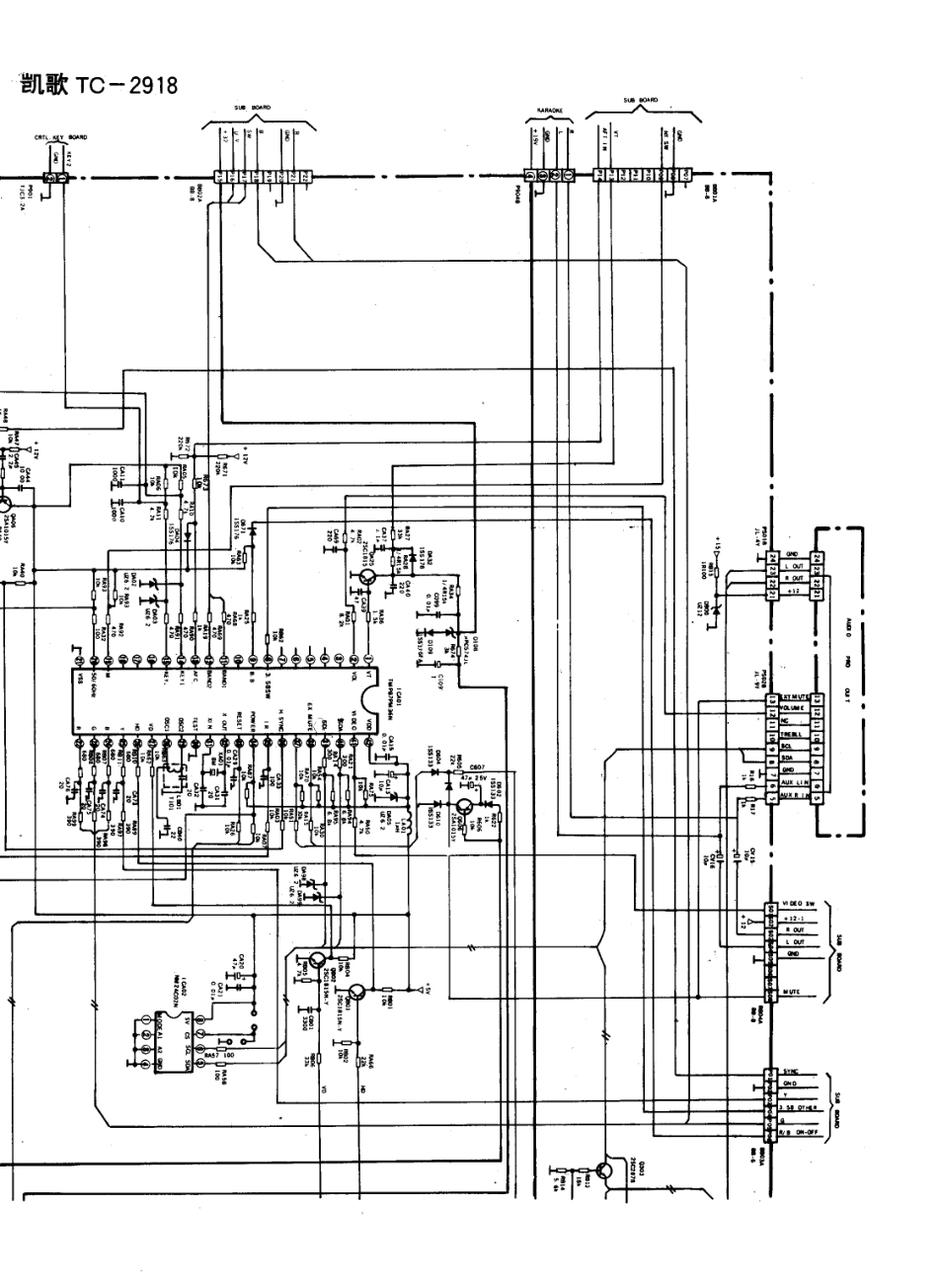 凯歌TC-2918电视机(第二种)电路原理图_凯歌  TC-2918(02).pdf_第1页