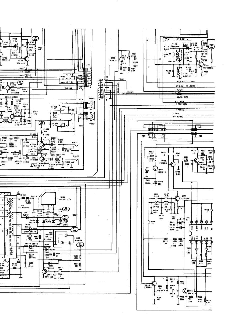 凯歌TC-2818C电视机电路原理图_凯歌  TC-2518C、TC-2528C、TC-2818C(06).pdf_第1页