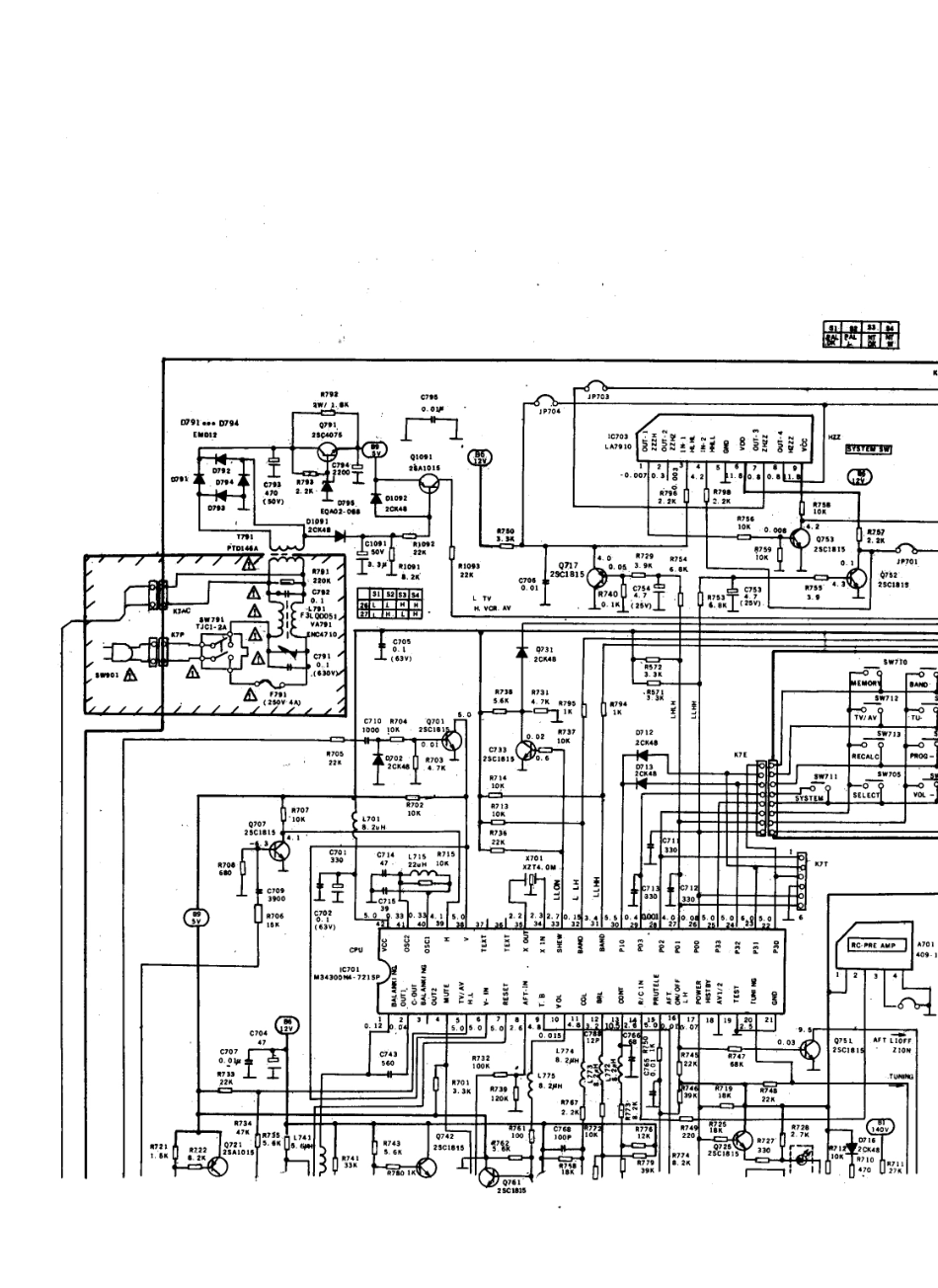 凯歌TC-2818C电视机电路原理图_凯歌  TC-2518C、TC-2528C、TC-2818C(01).pdf_第1页