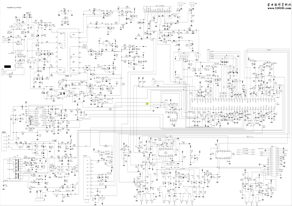 TCL HD29M71彩电（OM8373_CQ1265_STV9380A）电路图.pdf_第1页