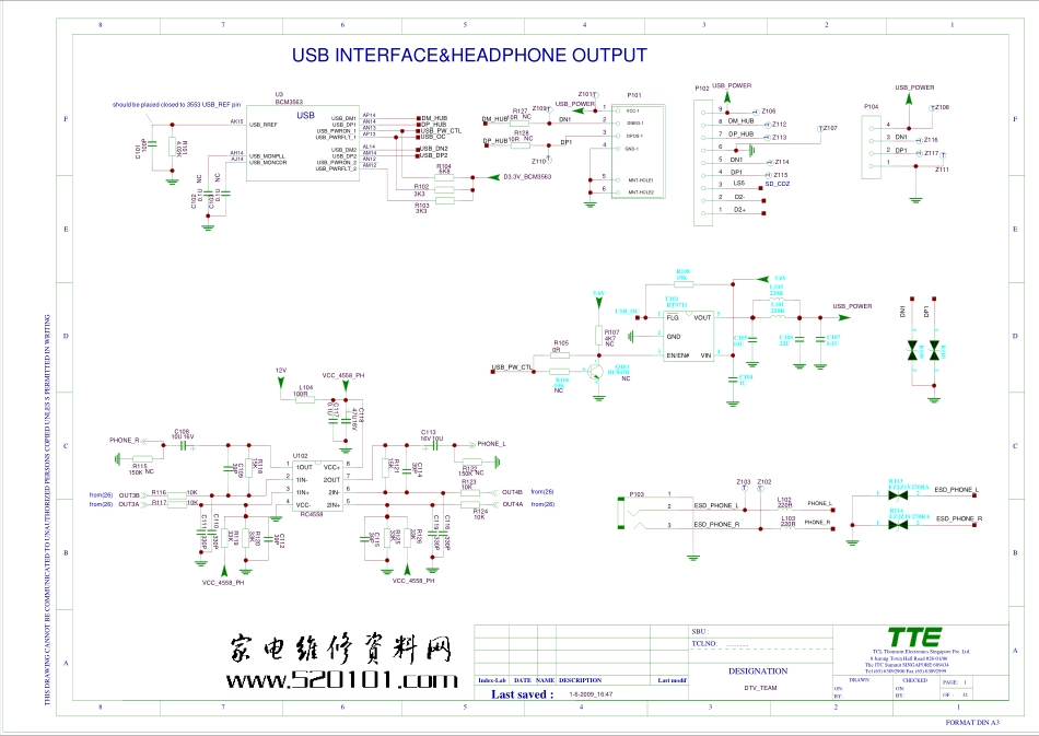 TCL DTL42P10液晶电视(BC53B机芯)数字板原理图_TCL DTL42P10(BC53B机芯)液晶.pdf_第1页