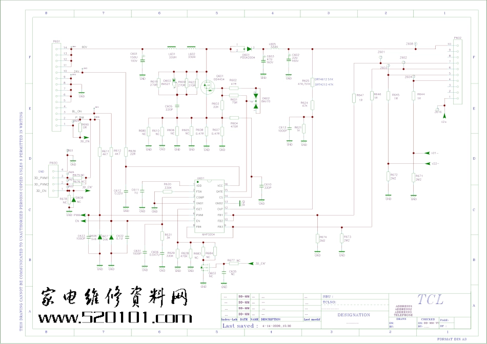 TCL DRT4212(DRT4612)驱动板电路原理图.pdf_第1页