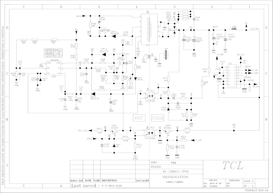 TCL B55A558U液晶电视电源板电路图.pdf_第2页